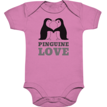 Pinguine love – Baby Body Strampler