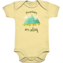 Mountains are calling - Baby Body Strampler