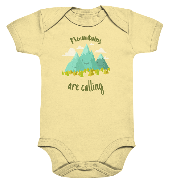 Mountains are calling – Baby Body Strampler