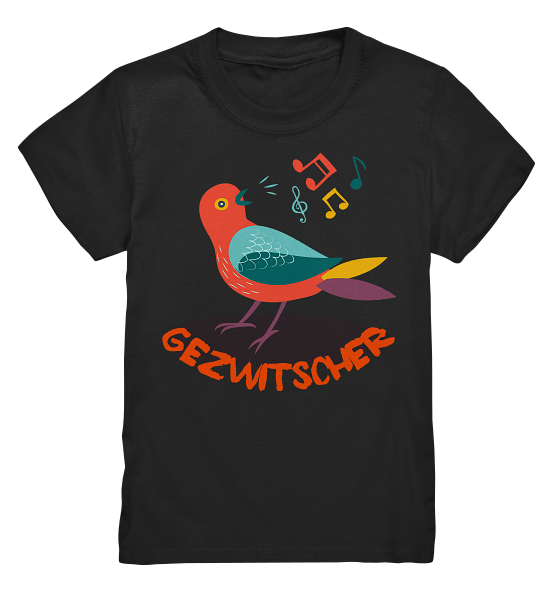 Vogel Gezwitscher – Kinder T-Shirt